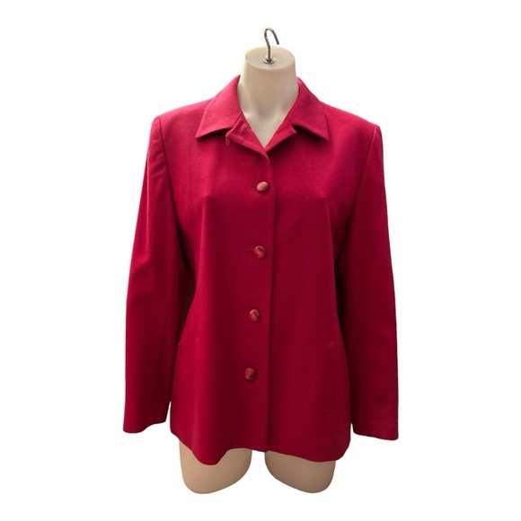 Pendleton Wool Jacket in Raspberry Color Women’s 10P. B4 - Picture 1 of 4